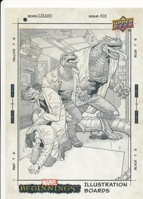 IB19 LIZARD 2022(2023) Upper Deck Marvel Beginnings ILLUSTRATION BOARDS • $4.99