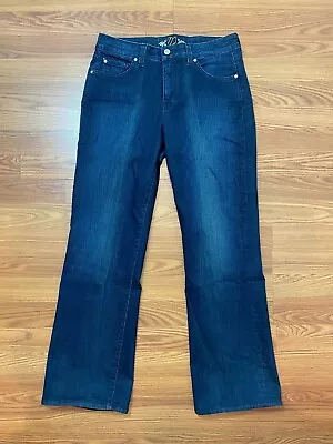 Miraclebody Flare Jeans In Dark Denim Size 10 ALTERED • $35