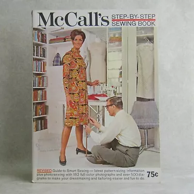 McCall's Step-by-Step Sewing Book 1969 Mod Fashion Paperback Revised Talon Ad • $4.95