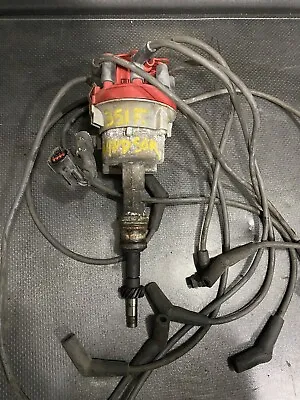 ⭐️⭐️⭐ Ford 5.8 351w 351 Windsor Ignition Oem Distributor  Wires  & Msd Red Cap • $85.52