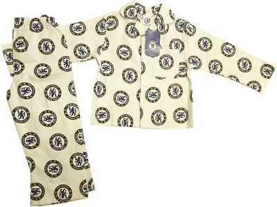 Chelsea F.C 100% Cotton Pyjamas 7/8YEARS Unisex - Official Merchandise NEW UK • £9.99