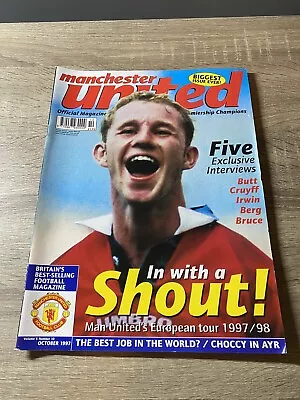 Official Manchester United Magazine October 1997 Volume 5 Number 10 • £4.99