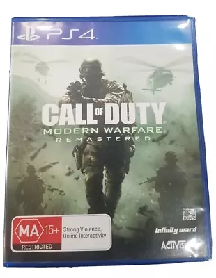 Call Of Duty Modern Warfare Remastered - PS4 • $15