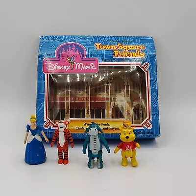 Disney Magic Town Square Friends 7 Figure Lot Cinderella Winnie The Pooh Caroler • $14.99