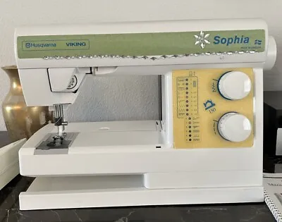 Husqvarna Viking Sophia Sewing Machine W/ Accessories Made In Sweden • $180