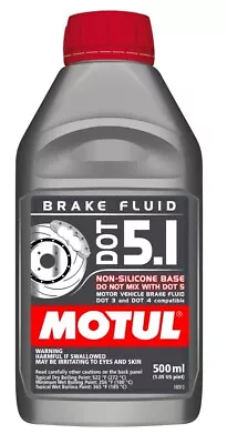 Motul DOT 5.1 - 0.5 Liter AM - Long Life Fully Synthetic Brake Fluid • $15.75