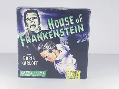 Vtg Castle Filems No.1043 Headline Super8 Of House Of  Frankenstein Usa • $50