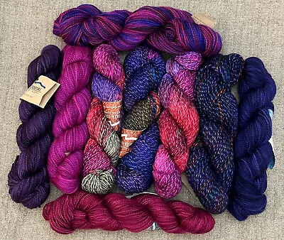 Mountain Colors Yarns: Knit Swirl! Coat Of Many Colors Shades Of  Azalea  Lot 1 • $180