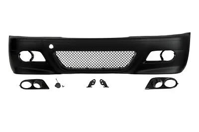 For BMW 00-06 E46 3 Series M3 Style Front Bumper W/Bracket & H Style Fog Cover • $349.95