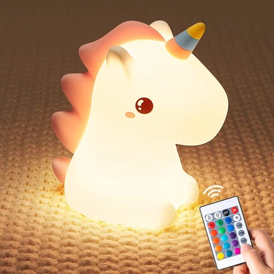 $98.99 • Buy Unicorn Night Light For Kids, 16 Colors Kids Night Light Kawaii Stuff, Squishy&S