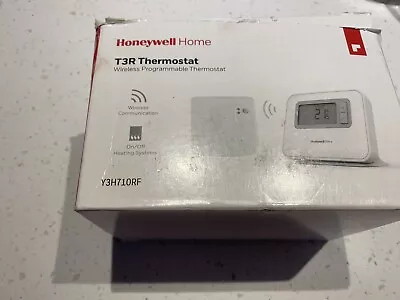 Honeywell T3R Wireless Thermostat 7 Day Programmable & Receiver Y3H710RF0053 • £55