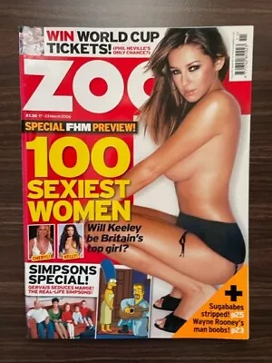 £19.50 • Buy Zoo Magazine 17th - 23rd March 2006 Keeley Hazell Poster Cheryl Cole Issue 109