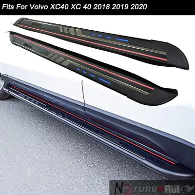 Fixed Running Board Side Steps Nerf Bar Fits For Volvo XC40 XC 40 2018 2019-2023 • $309