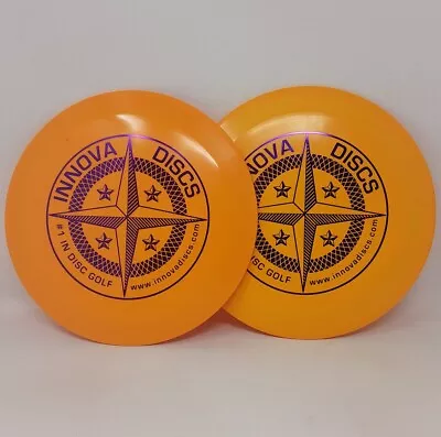 Vulcan Star First Run 2 Disc Set Orange 175g NEW Innova PRIME Disc Golf Rare • $73.95