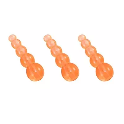  50 Pack Stacked Fishing Beads Trout Beads Lure Making Supplies Orange-50pk • $14.16