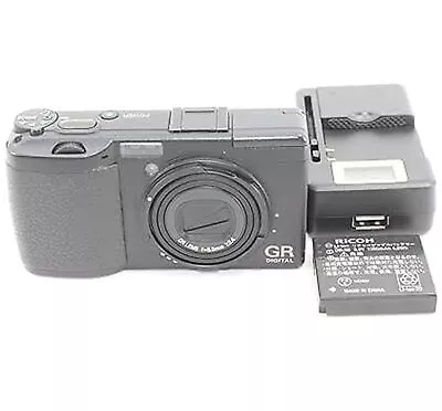 RICOH GR DIGITAL Digital Camera  Compact Black Battery Charger Used • $539.91
