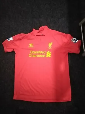 £20 • Buy Liverpool Home Shirt Size XXL 2012/2013 Warrior Premiership Sleeve Badges