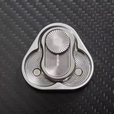 Triangle Magnetic Fidget Slider For Adults EDC Metal Fidget Toy Hand Spinner NEW • $11.99