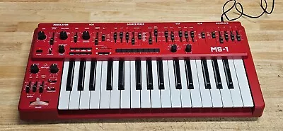 Behringer MS-1 / MS-101 Red Color Analog Synthesizer Keyboard • $334.98