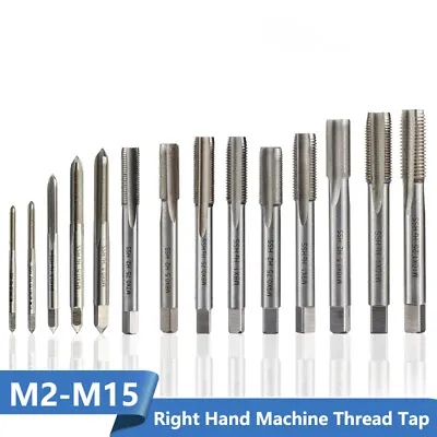 M2-M24 Metric Tap HSS Machine Hand Screw Thread Metric Plug Tap Straight Flute • $1.70