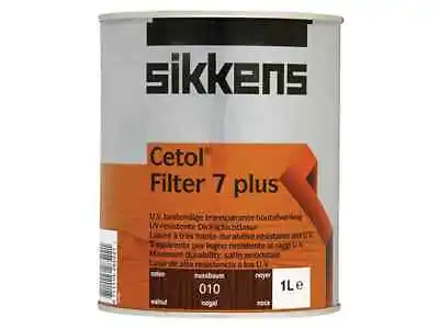 £30.48 • Buy Sikkens SIKCF7PW1L Cetol Filter 7 Plus Translucent Woodstain 1 Litre Walnut