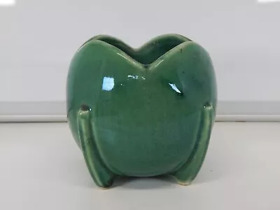 Vintage NELSON MCCOY NM TULIP BALL PLANTER GREEN Pottery • $24.99