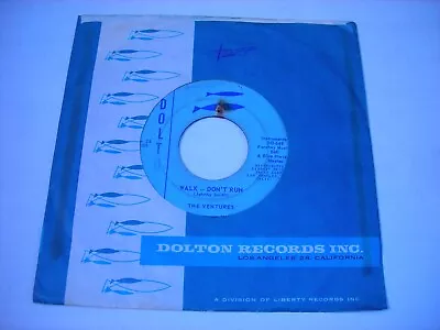 W SLEEVE The Ventures Walk -- Don't Run / Home 1960 45rpm First Press • $13.99