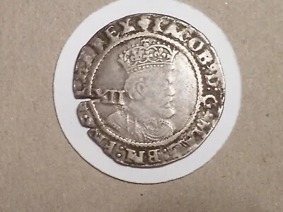 £440 • Buy James 1st Shilling. Very Rare JACOB Legend.  9 For Dot. High Grade. British.1554