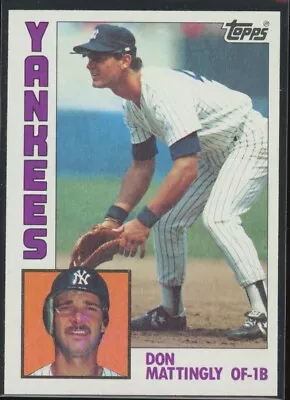 DON MATTINGLY - RC - 1984 Topps Baseball #8 - Clean • $1.25