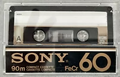 Sony FeCr C60 Type III Ferri Chrome 1978 Vintage Cassette Tape Used Japan  • £16.95