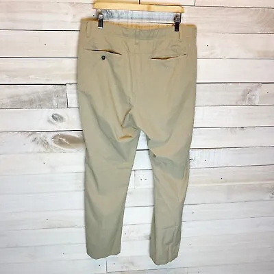 Under Armour Pants Mens Size 38x34 Straight Leg Lightweight Tan Beige Golf • $33.88