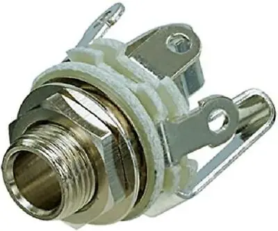  Neutrik 6.3mm Stereo Jack Chassis Socket Female Open 3 Pole With Washer / Nut • £3.85