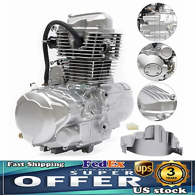 200CC 250cc CG250 4-Stroke ATV ENGINE MOTOR 5-Speed Transmission CDI DIRT BIKE • $284.05