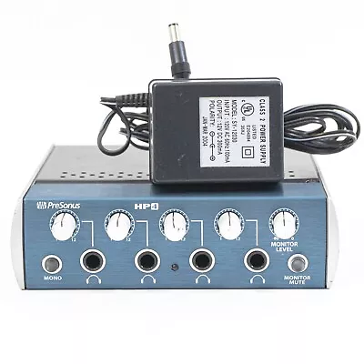 PreSonus HP4 4-Channel Headphone Distribution Amplifier With Power Supply • $69.99