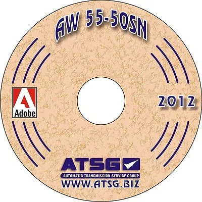 AW55-50SN ATSG Rebuild Manual CD AW55-51SN RE5F22A AF33-5 Transmission Overhaul • $55