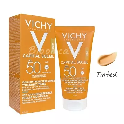 Vichy Capital Soleil BB Tinted Mattifying Dry Touch Face Fluid SPF50 50ml • $24.90