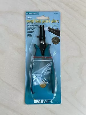 Beadsmith 1.8mm Hole Punch Pliers With Metal Guard • £10