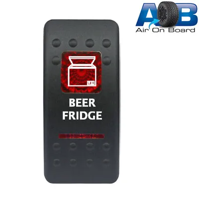 $15.50 • Buy Rocker Switch 546R 12V BEER FRIDGE LED Red On-off 5 Pins ATV RTV UTV