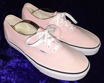 Vans Pink Canvas Shoes Us 7.5 Eur 38 721356 • $44