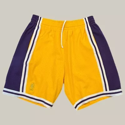 Mitchell & Ness Hardwood Classics Swingman Shorts Los Angeles Lakers ‘96 Size M • $44