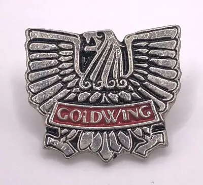 Vintage 70s Honda GoldWing Motorcycle Biker Hat Lapel Vest Pin Badge Eagle Crest • $10.99