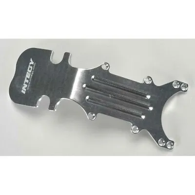 Traxxas T-Maxx 2.5 3.3 & E-Maxx Silver Aluminum Rear Skid Plate By Integy • $13.99