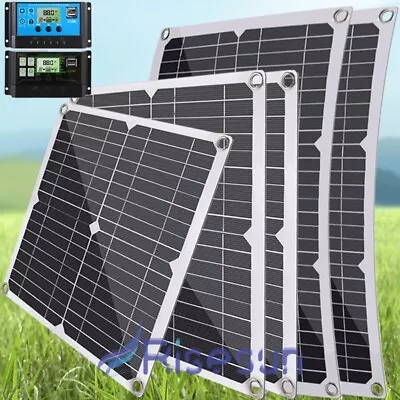 12V Flexible Solar Panel Monocrystalline Charger Kit For Camping RV Boat Caravan • $20.99