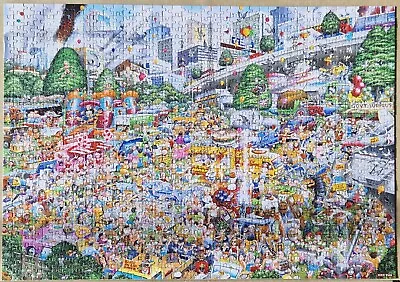 Gibsons 1000 Piece Jigsaw. ‘I Love Car Boot Sales’ By Mike Jupp • £3.50