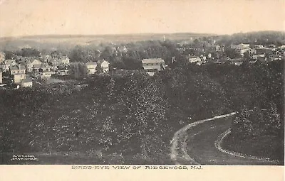 $13 • Buy 1908 Bird's Eye View Homes Ridgewood NJ Post Card
