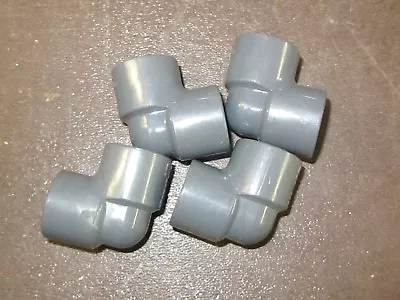 Spears 808-003 PVC Pipe Fitting 90 Degree Elbow Schedule 80 3/8  FIPT X FIPT • $15