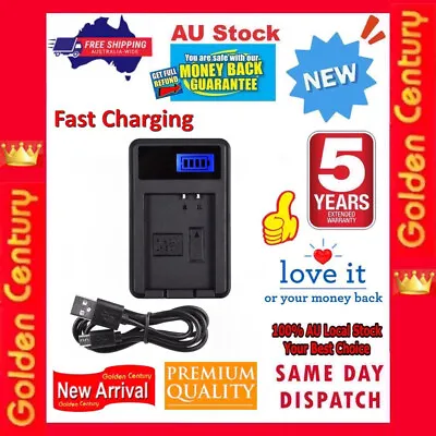 NB-13L Battery USB LCD Charger For Canon PowerShot G5 X G7 X G9 X • $24.95