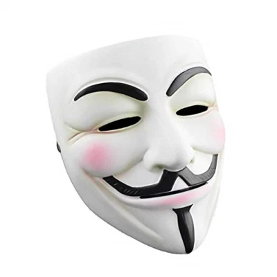 $23.82 • Buy V For Vendetta Mask, Hacker Mask Halloween Masks - Anonymous Guy Masks For Kids