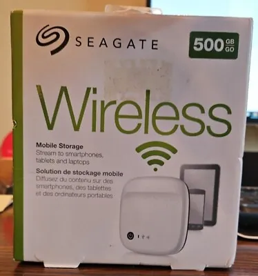 Seagate 500GB Wireless Mobile Storage • $125