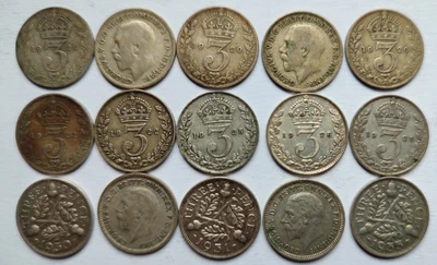 £3.75 • Buy King George V Threepence/3D 0.500 Silver - 1920 - 1936-Choose From List-Free P&P